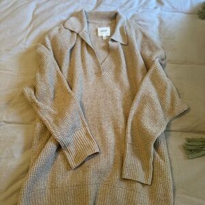Women’s Aerie CozyUp Waffle Vneck Size M